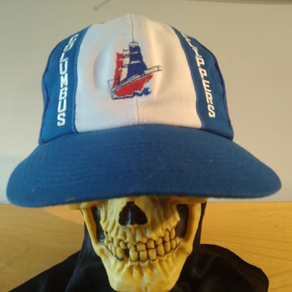 Vintage Columbus Clippers Snap Back Trucker Hat